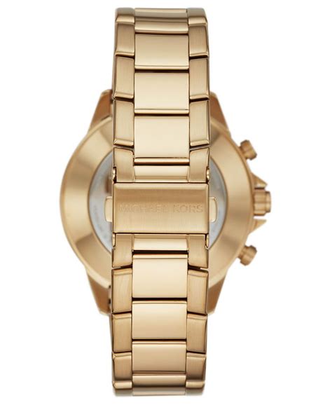 Michael Kors Men's Access Gage Hybrid Smart Watch Gold 